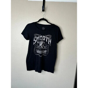 Torrid Women's Black Smooth As Whiskey Short‎ Sleeve Shirt, short sleeve shirt